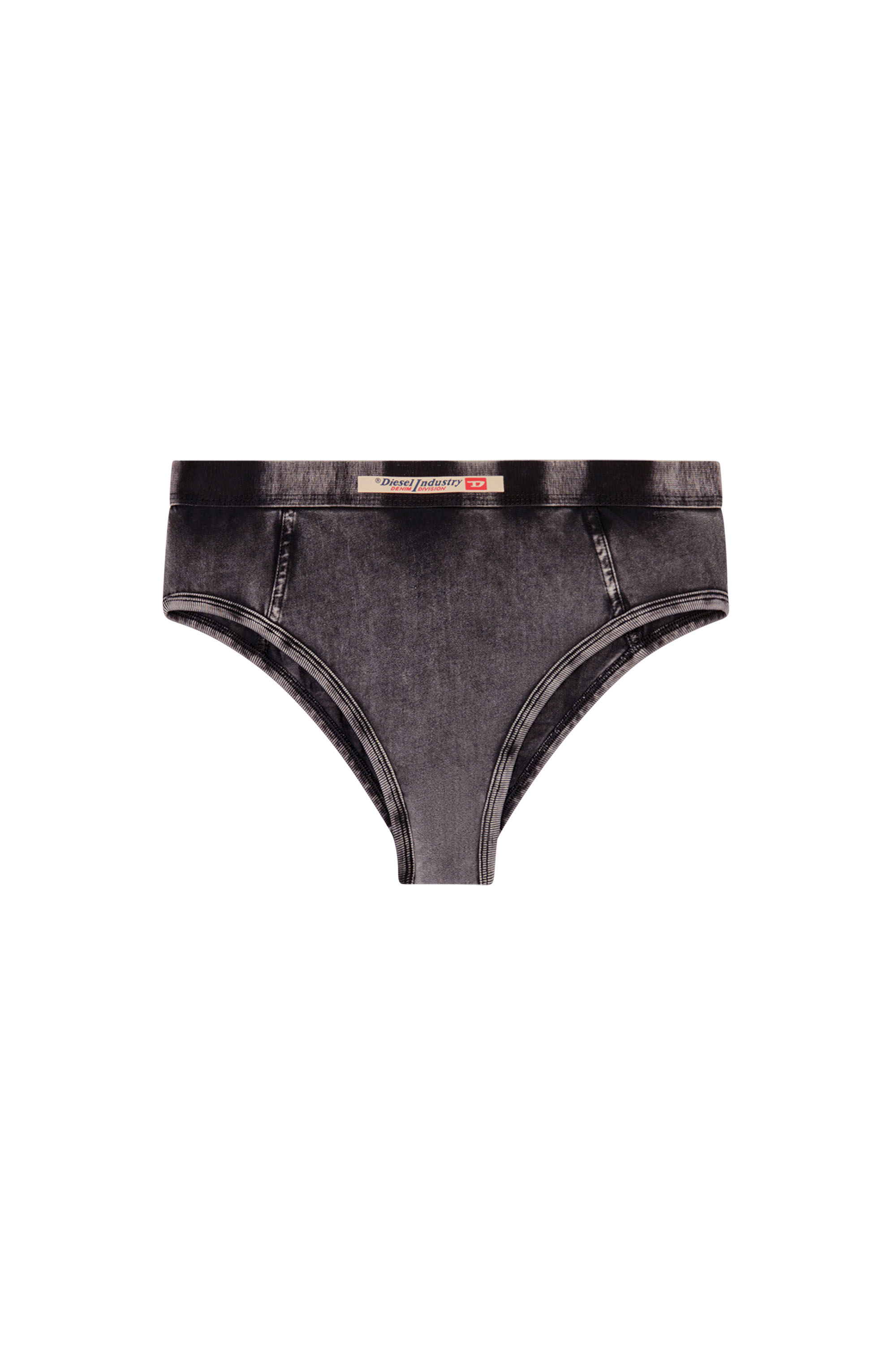 Diesel - HIPSTER-DNM, Woman's Hipster briefs in denim-effect jersey in Black - 2