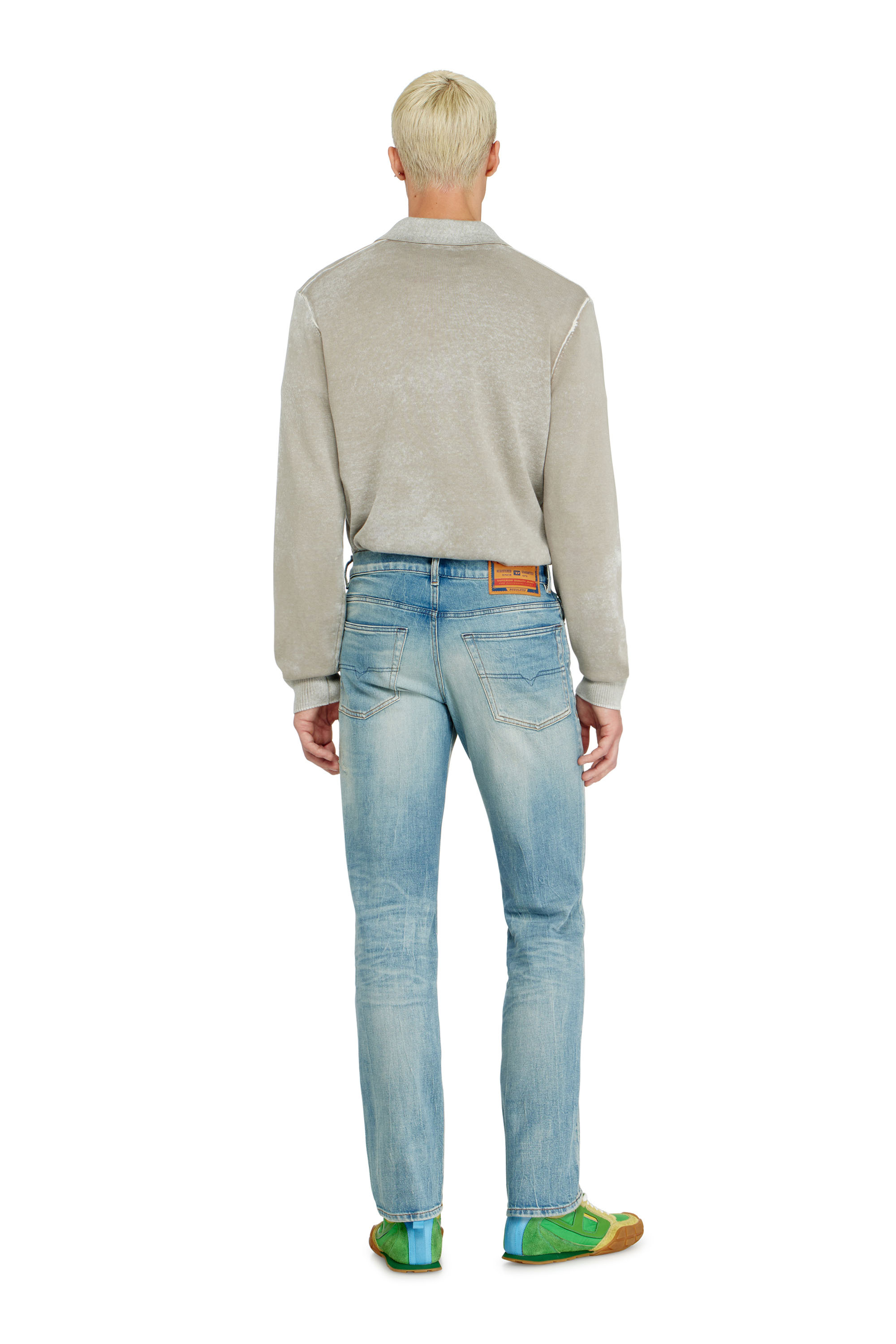 Diesel - Man's Regular Jeans 2023 D-Finitive 09P33, Light Blue - 3