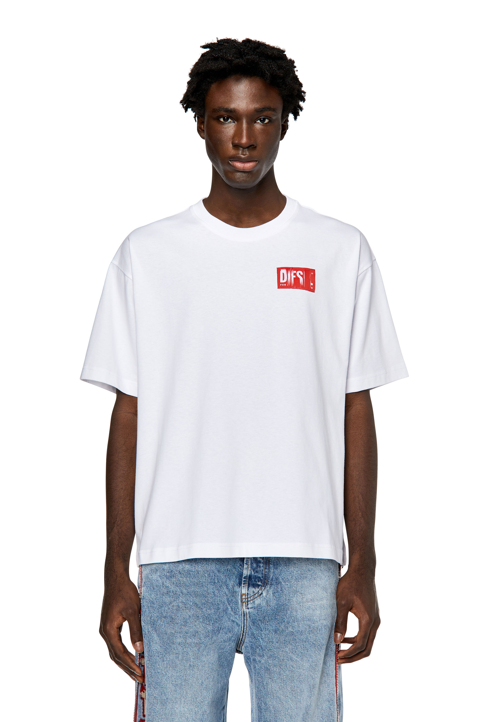 Diesel - T-NLABEL, White - Image 1