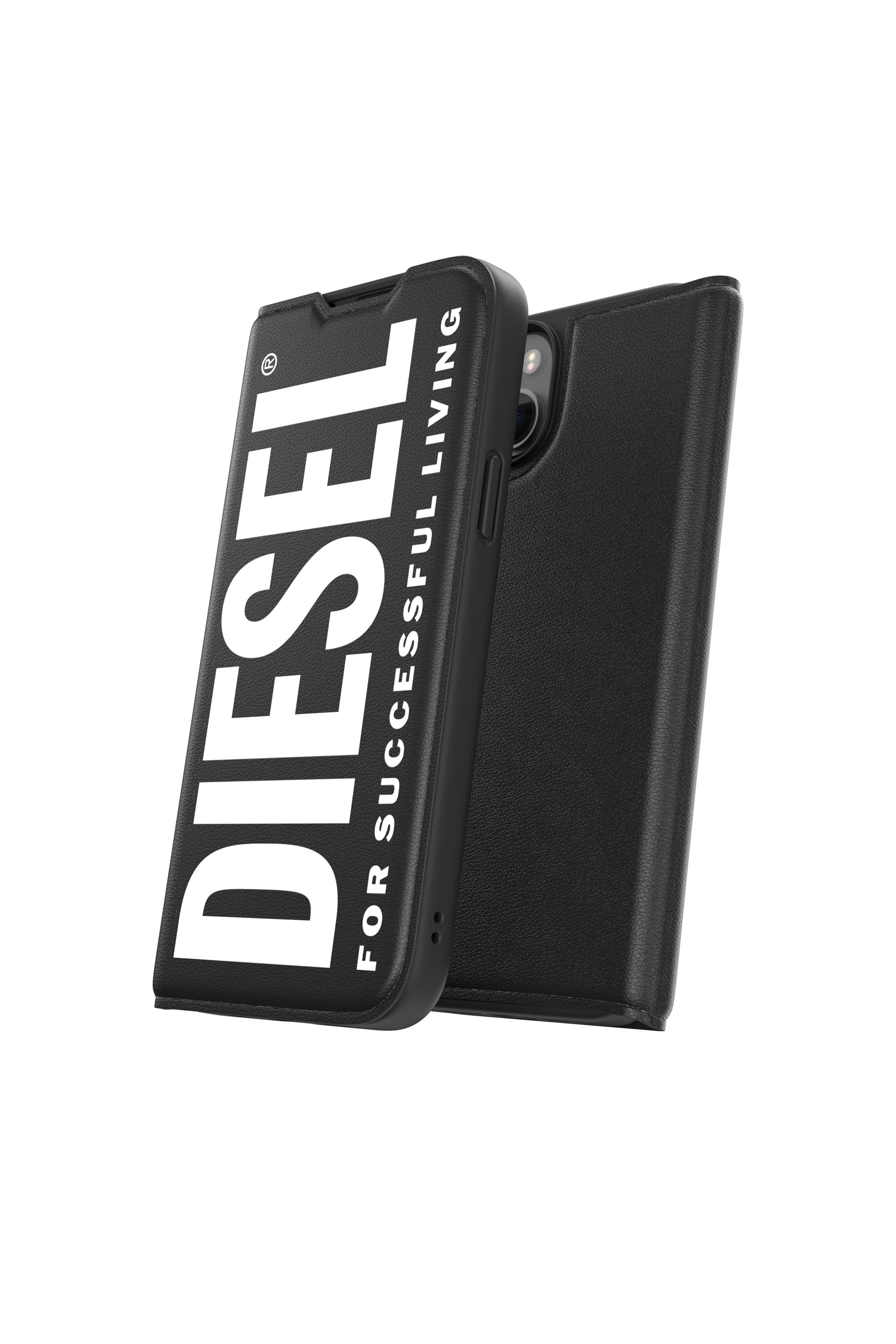 Diesel - 50262 BOOKLET CASE, Unisex's Booklet case core for iPhone 14 Plus in Black/White - 3