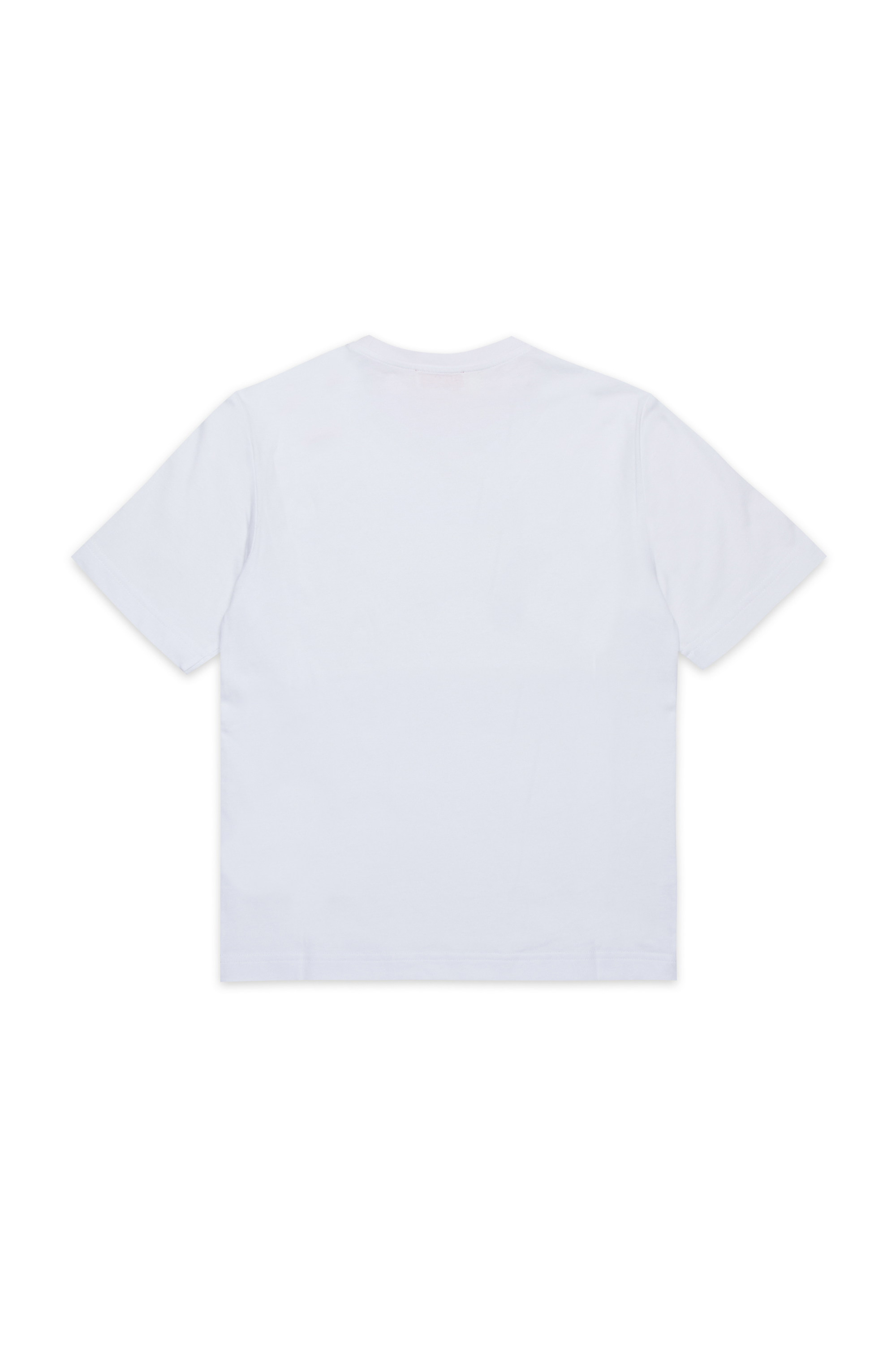 Diesel - TREDEN OVER, Man's Cotton T-shirt in White - 2