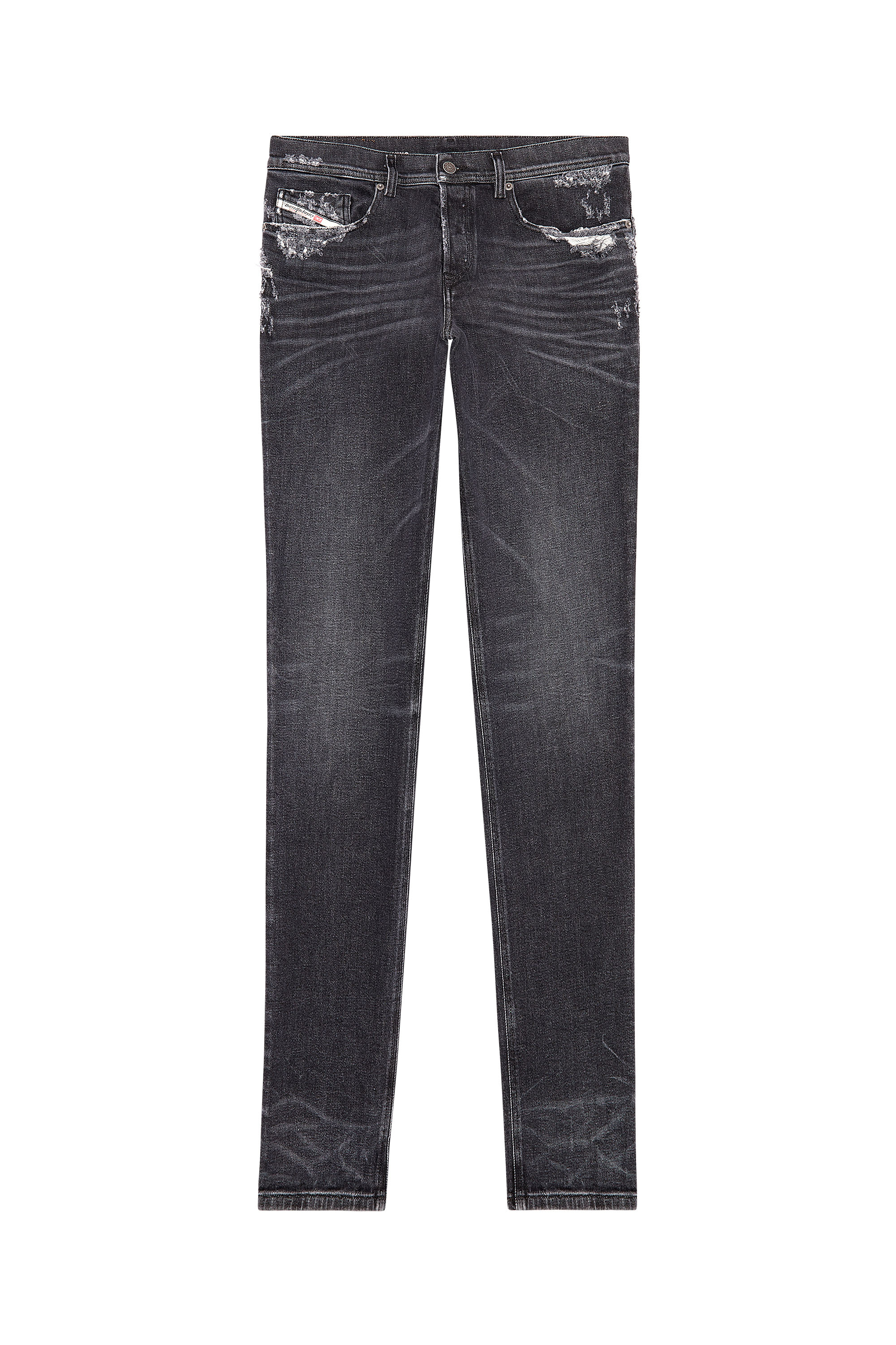 Diesel - Tapered Jeans 2023 D-Finitive 09G23, Black/Dark grey - Image 5