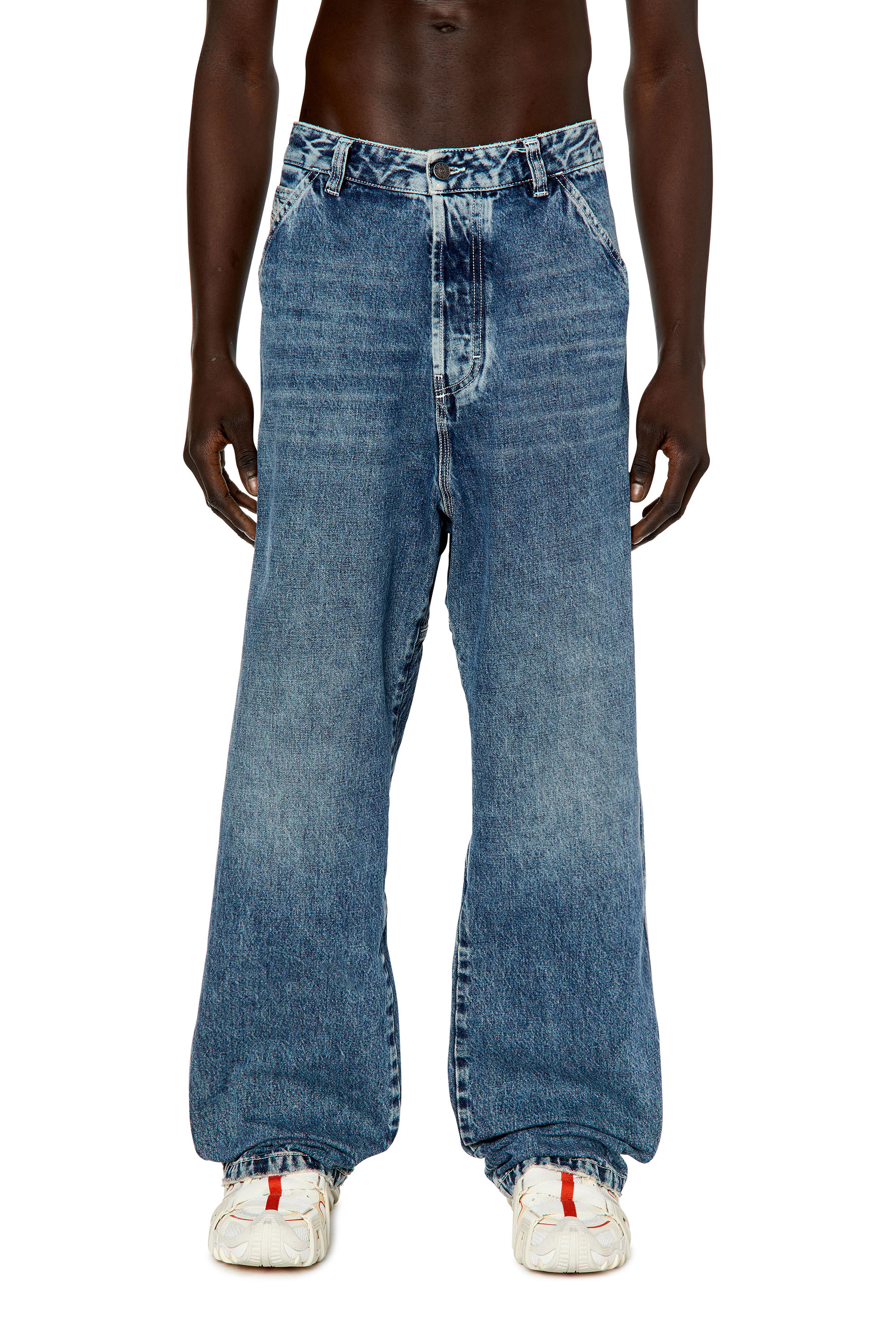 Diesel - D-Livery 007M3 Straight Jeans, Medium blue - Image 1