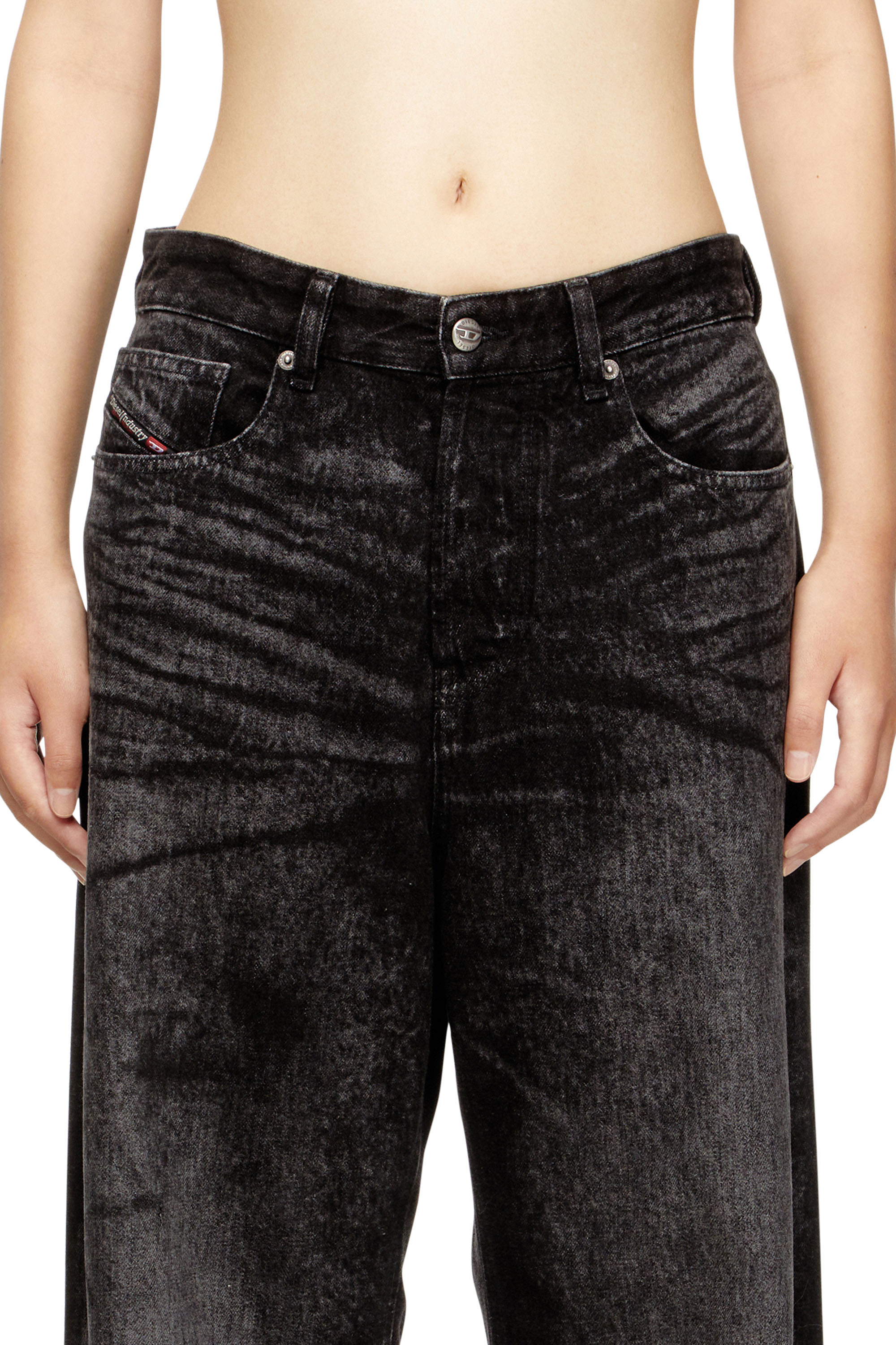 Relaxed Jeans 1996 D-Sire 007DB, Black/Dark grey Diesel - Woman's Relaxed Jeans 1996 D-Sire 007DB, Black/Dark grey - 5