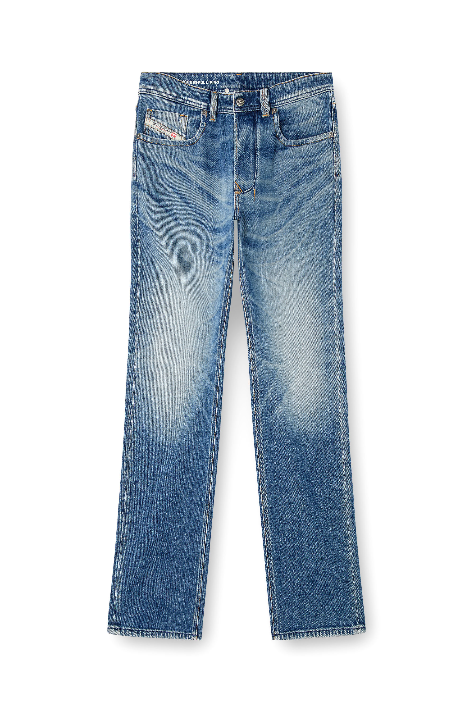Diesel - Man's Regular Jeans 1985 Larkee 09M12, Medium blue - 3