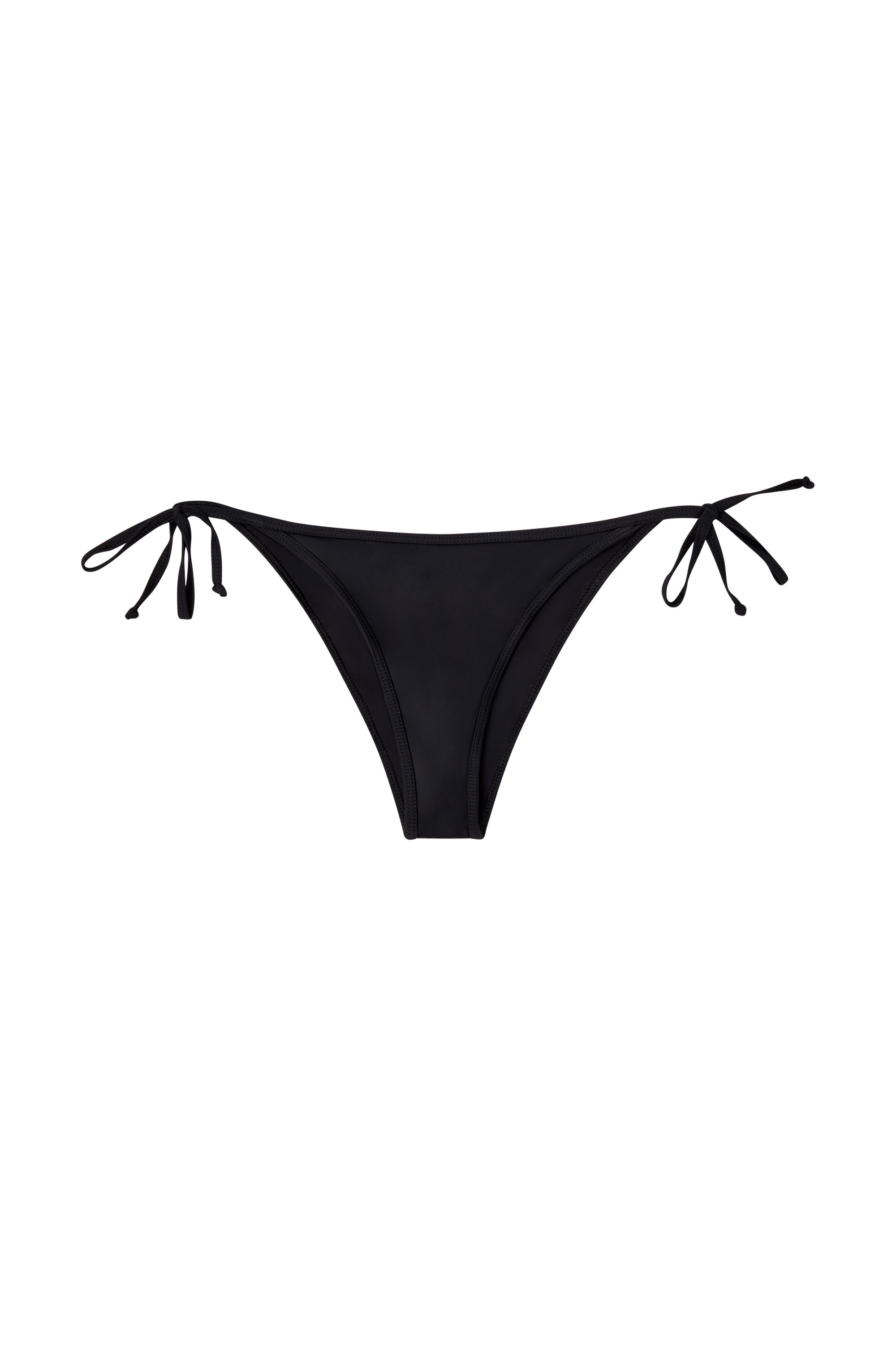 Diesel - BRAZILIAN-D-CORE, Woman's Tie-side bikini bottoms with logo back in Black - 4