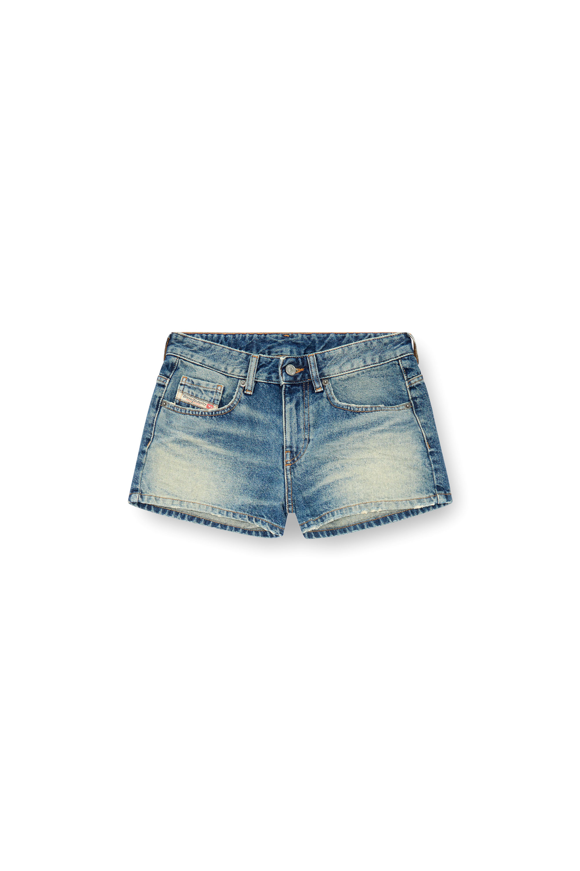 Diesel - DE-YUBA, Woman's Denim shorts in Medium blue - 3