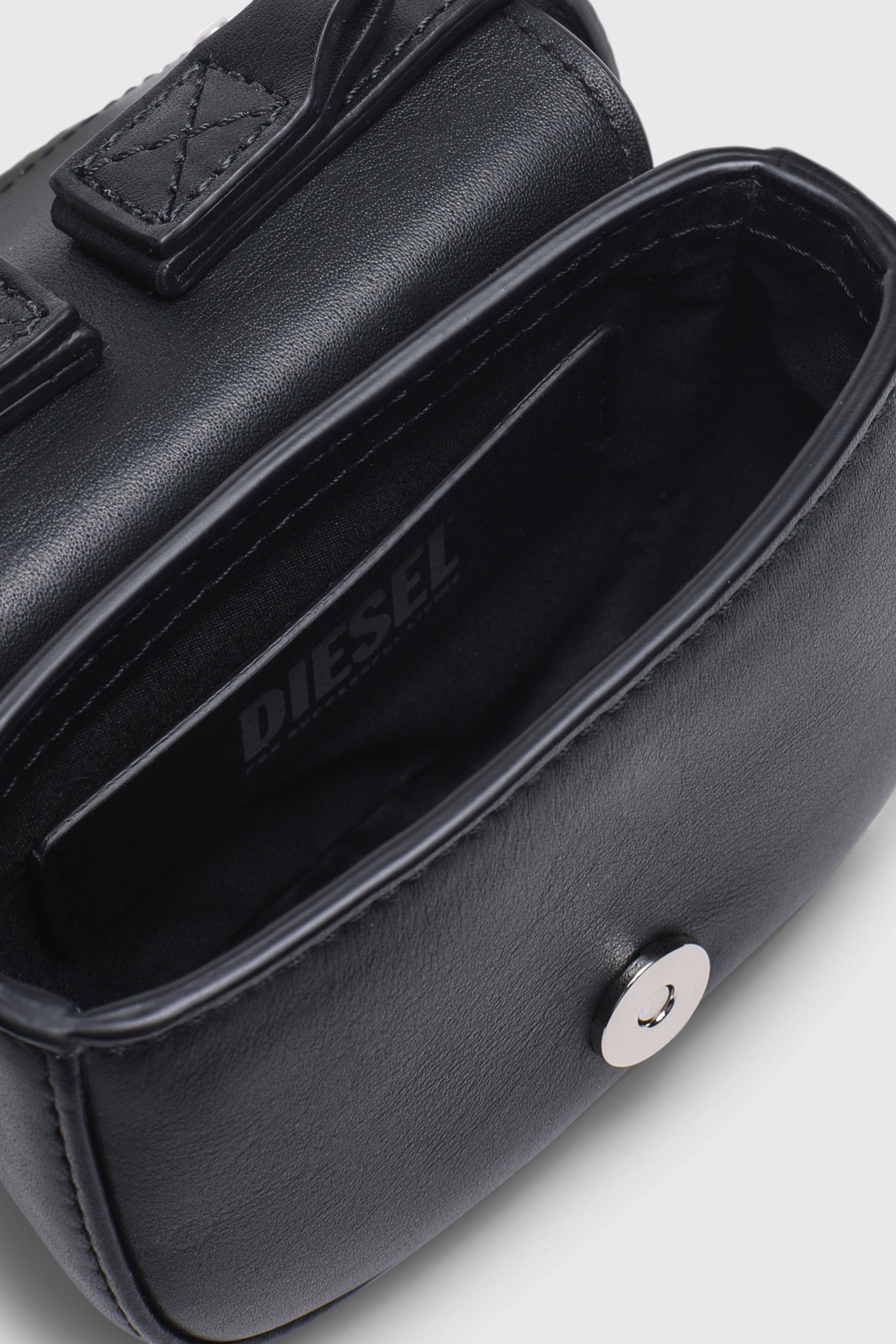 Diesel - 1DR XS, Woman's 1DR XS-Iconic mini bag with D logo plaque in Black - 7