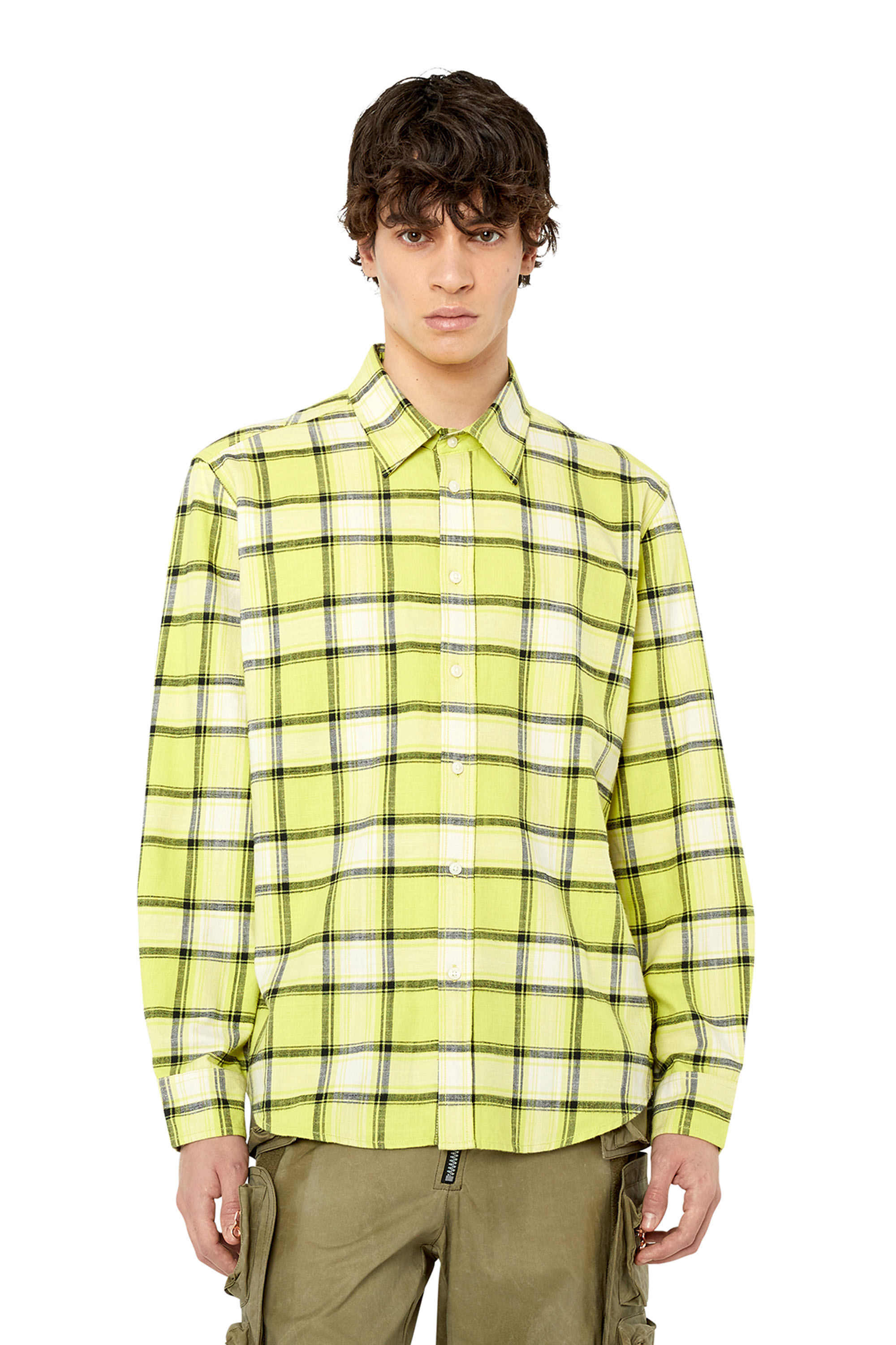 Diesel - S-UMBE-CHECK-N, Black/Green - Image 1