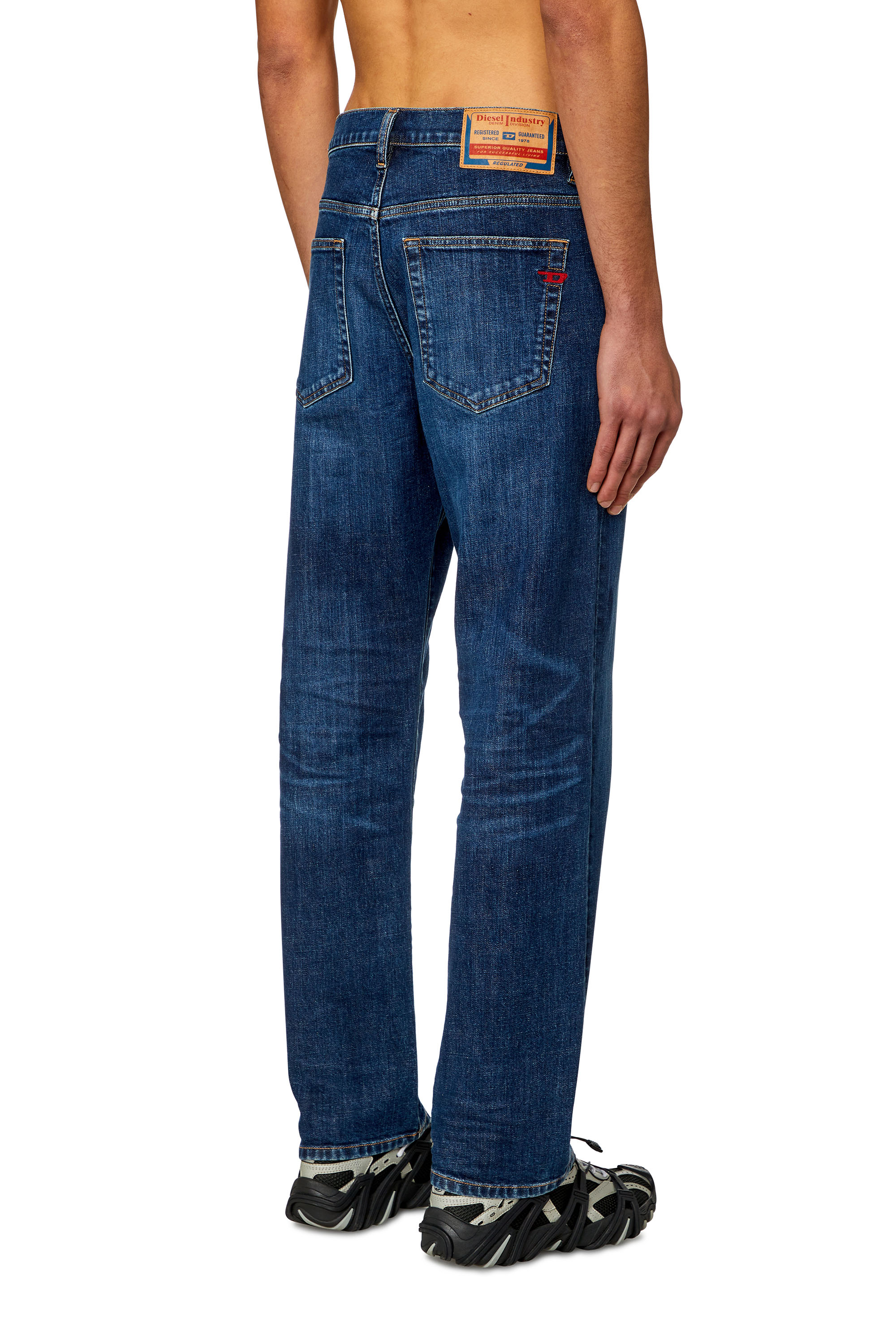 Regular Jeans 2020 D-Viker 0PFAZ, Dark Blue Diesel - Man's Regular Jeans 2020 D-Viker 0PFAZ, Dark Blue - 4