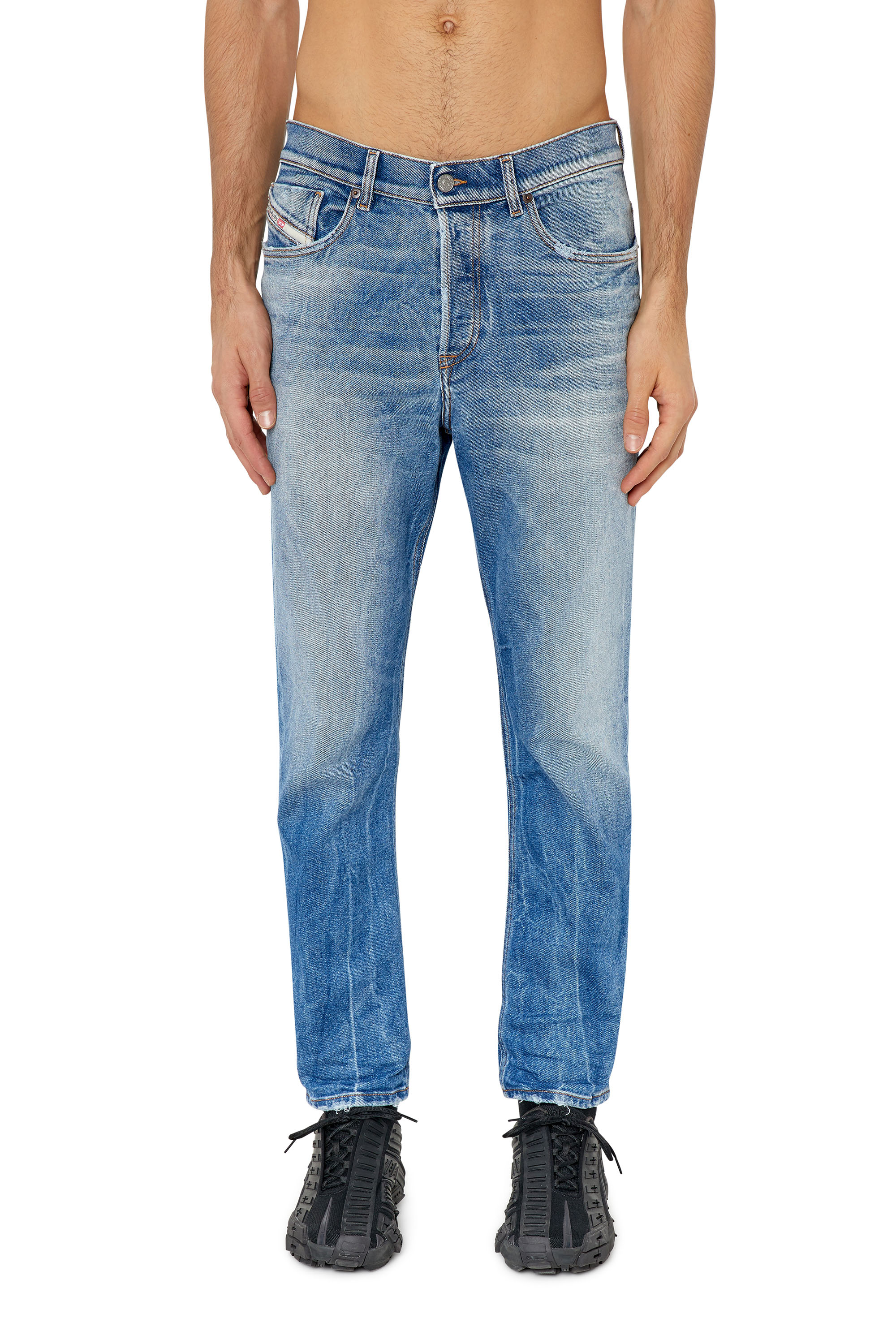 Diesel - 2005 D-Fining 09E85 Tapered Jeans, Light Blue - Image 1