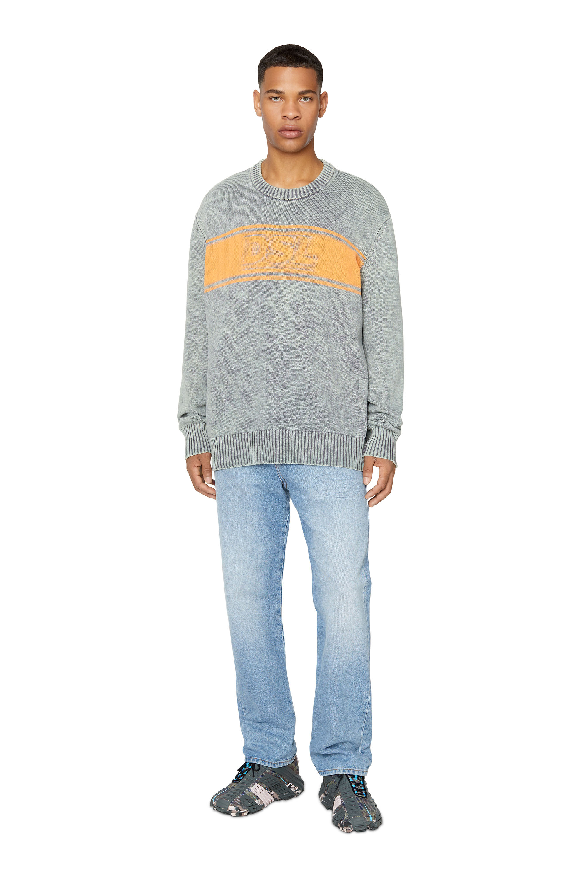 Diesel - 2020 D-Viker 007G6 Straight Jeans, Light Blue - Image 5