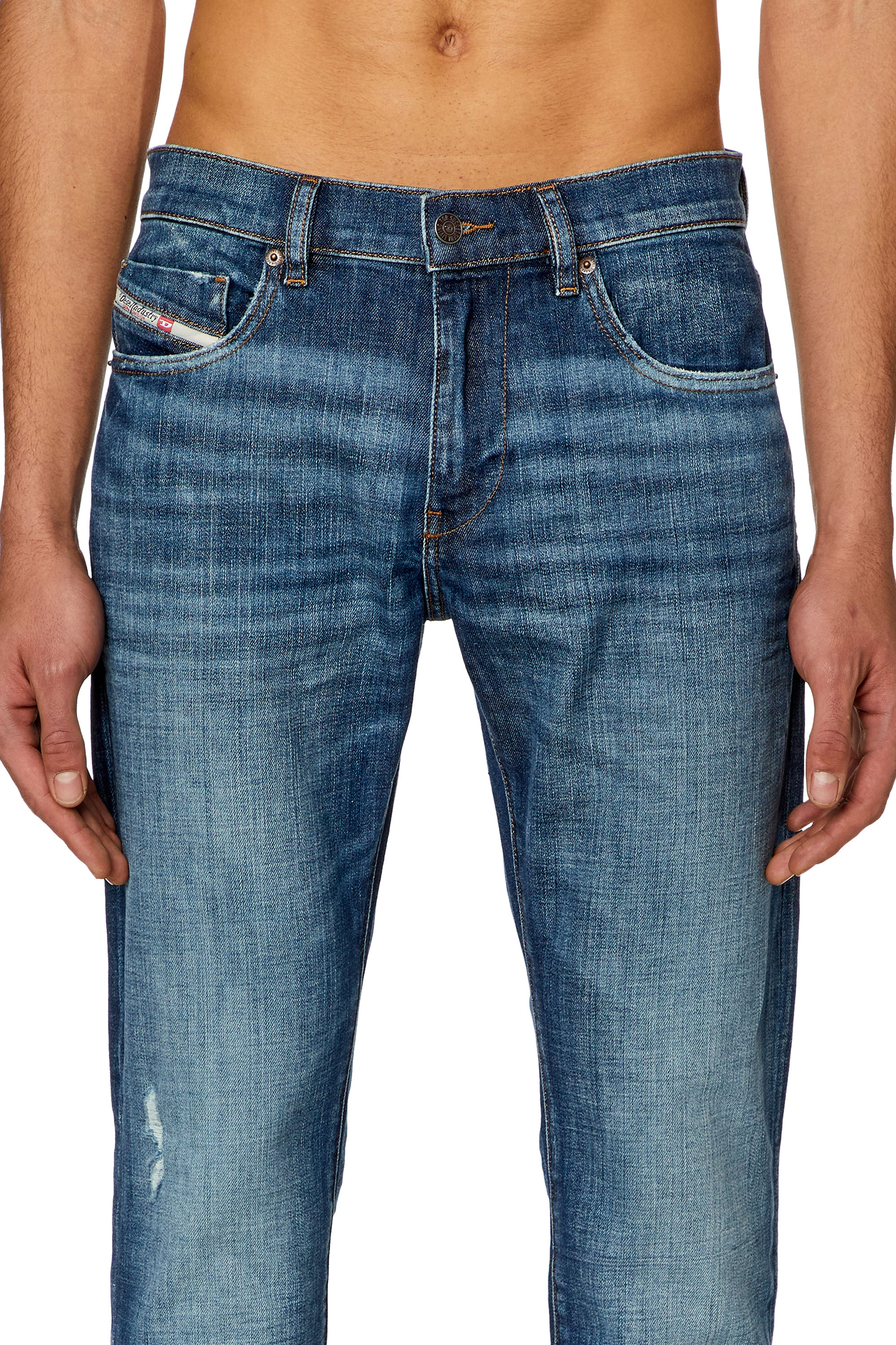 Diesel - Slim Jeans 2019 D-Strukt 0DQAE, Medium blue - Image 4