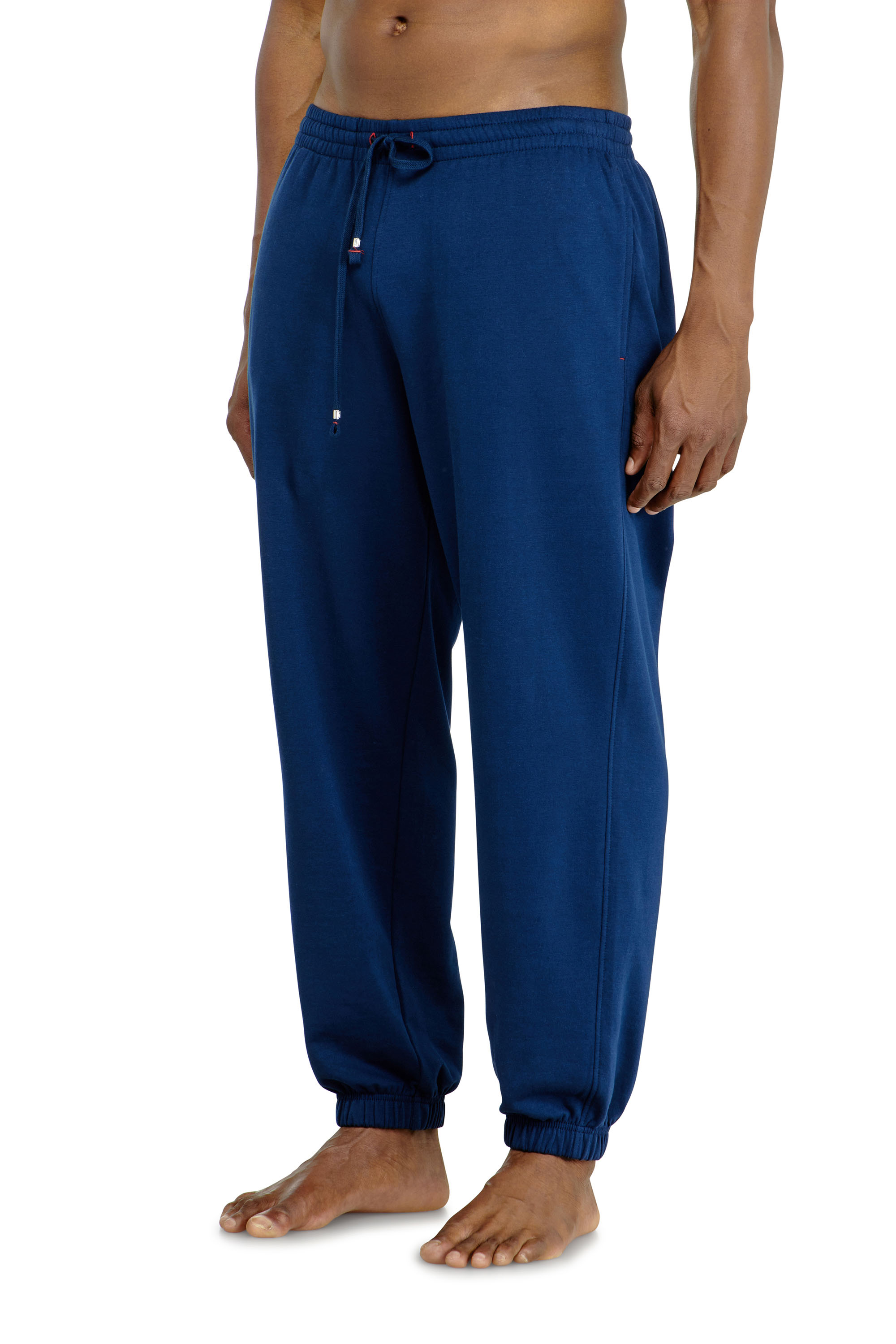 Diesel - LENNY-D-CORE, Man's Sweatpants in peached cotton blend in Blue - 2
