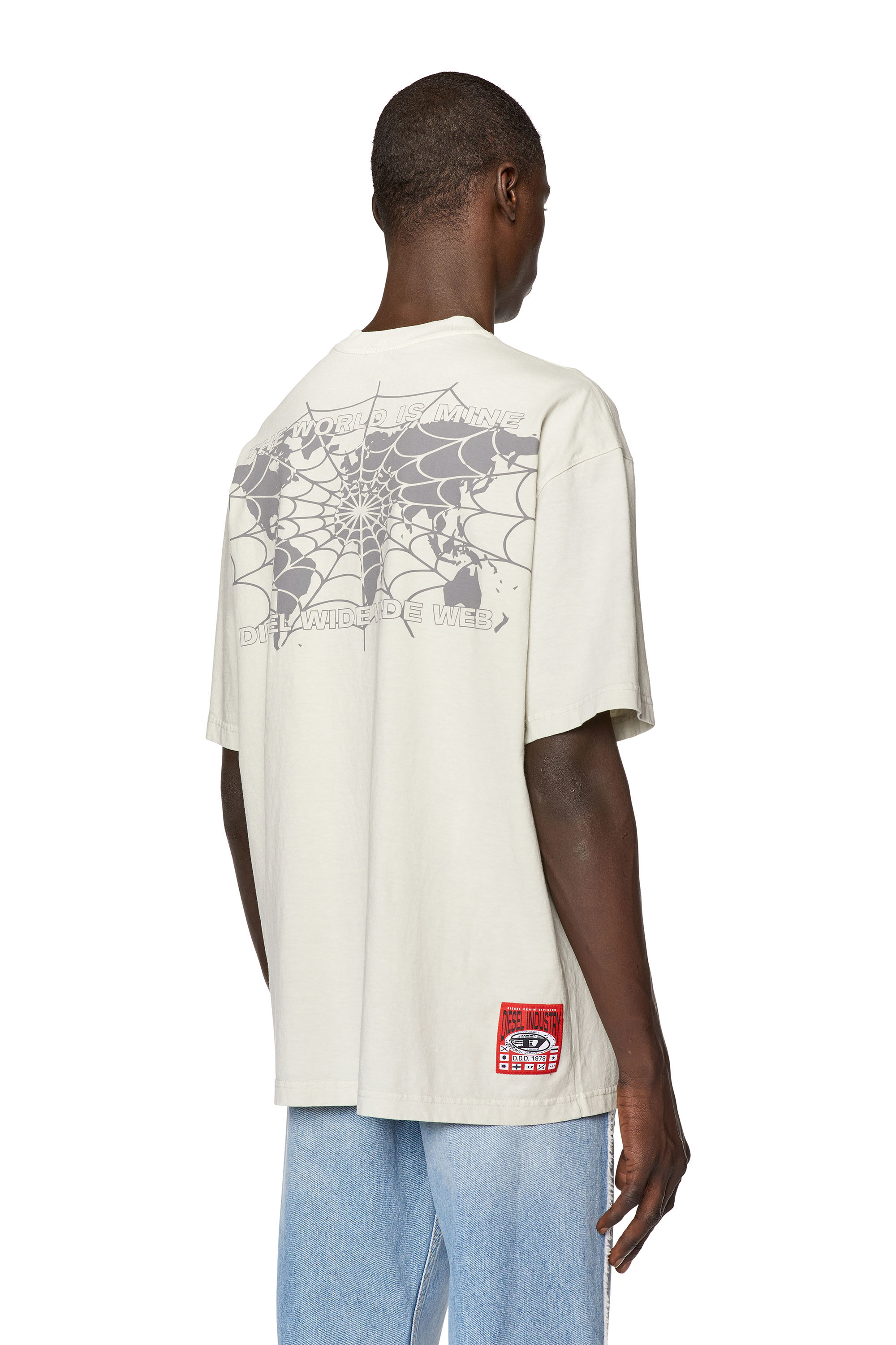 Diesel - T-WASH-L5, Light Grey - Image 4