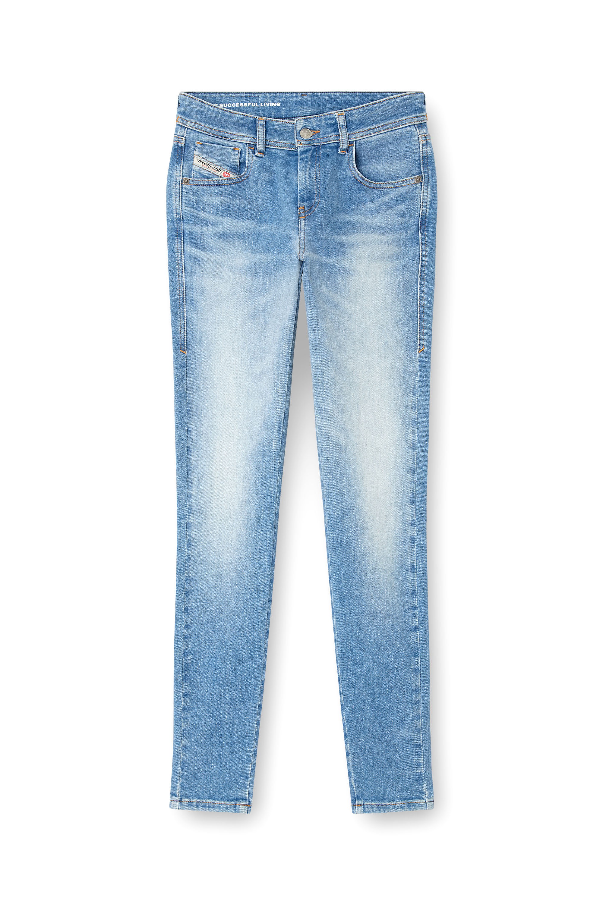 Diesel - Woman's Skinny Jeans 2017 Slandy 09L94, Light Blue - 3