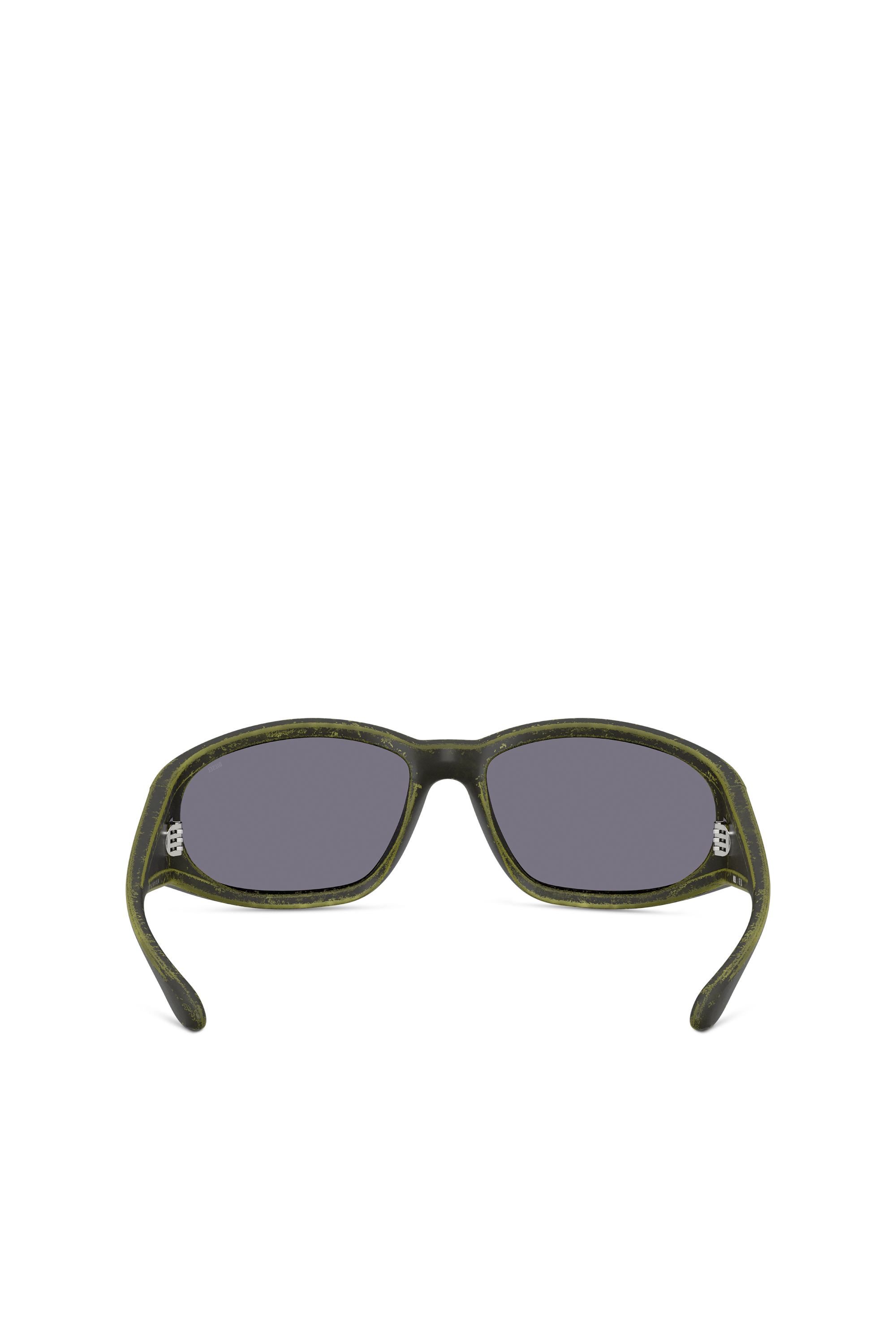 Diesel - 0DL3002, Unisex's Rectangular sunglasses in acetate in Green - 3